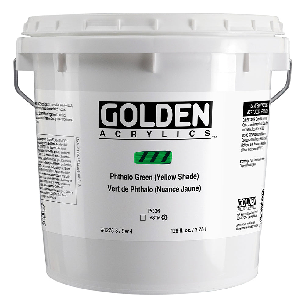 HEAVY BODY ACRYLIC PHTHALO GREEN YELLOW SHADE