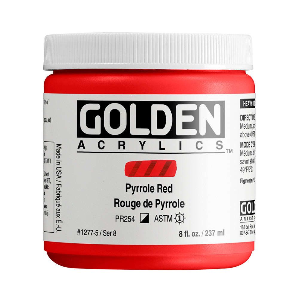 HEAVY BODY ACRYLIC PYRROLE RED