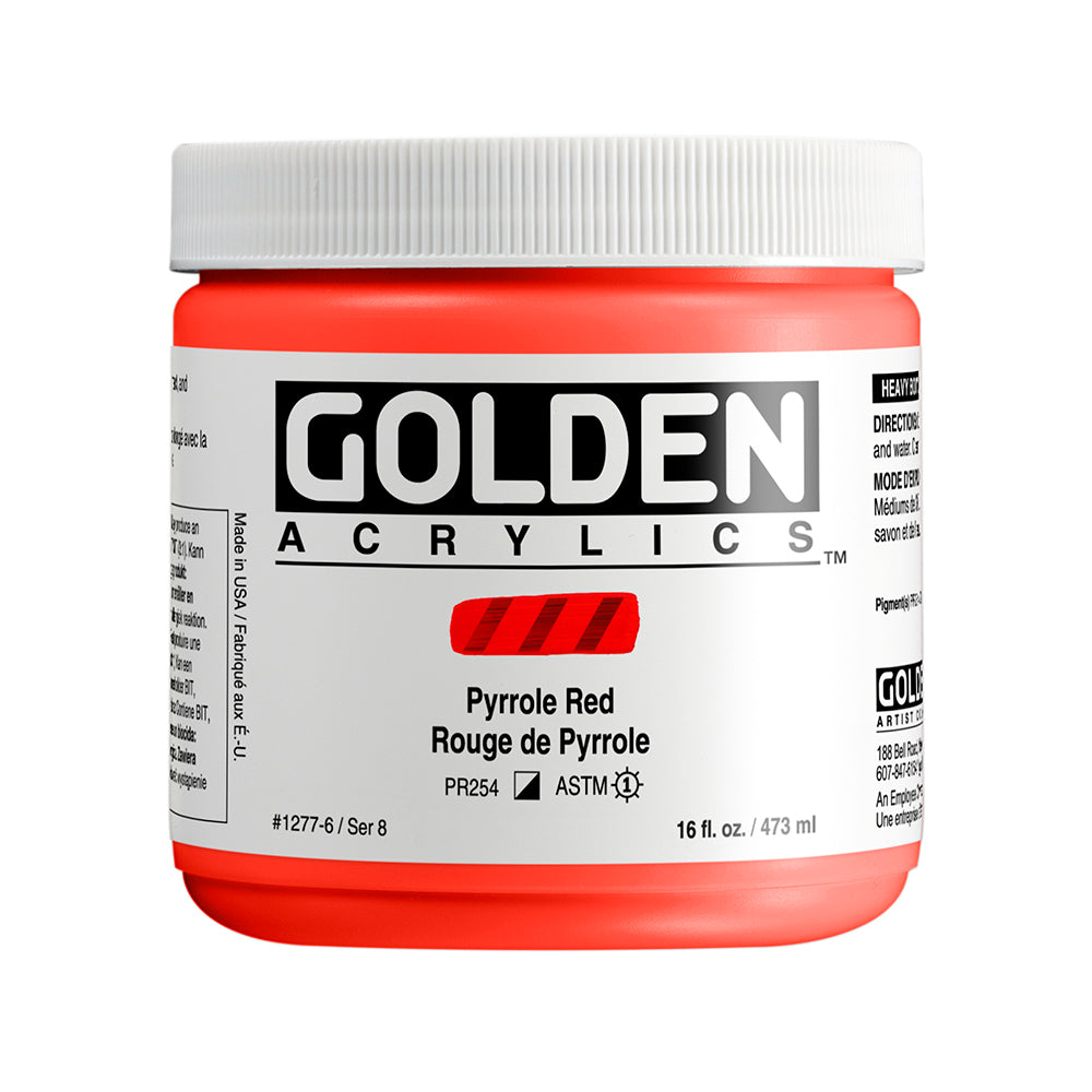 HEAVY BODY ACRYLIC PYRROLE RED