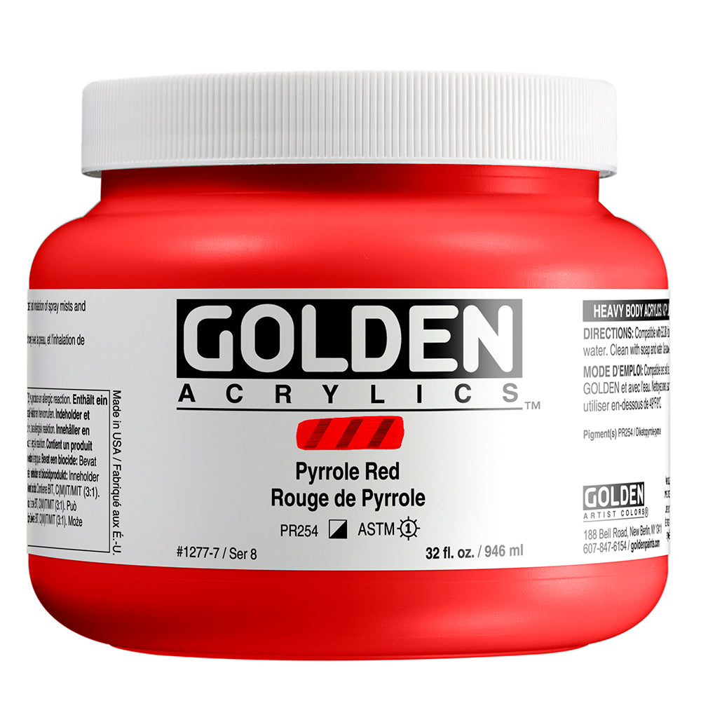 HEAVY BODY ACRYLIC PYRROLE RED