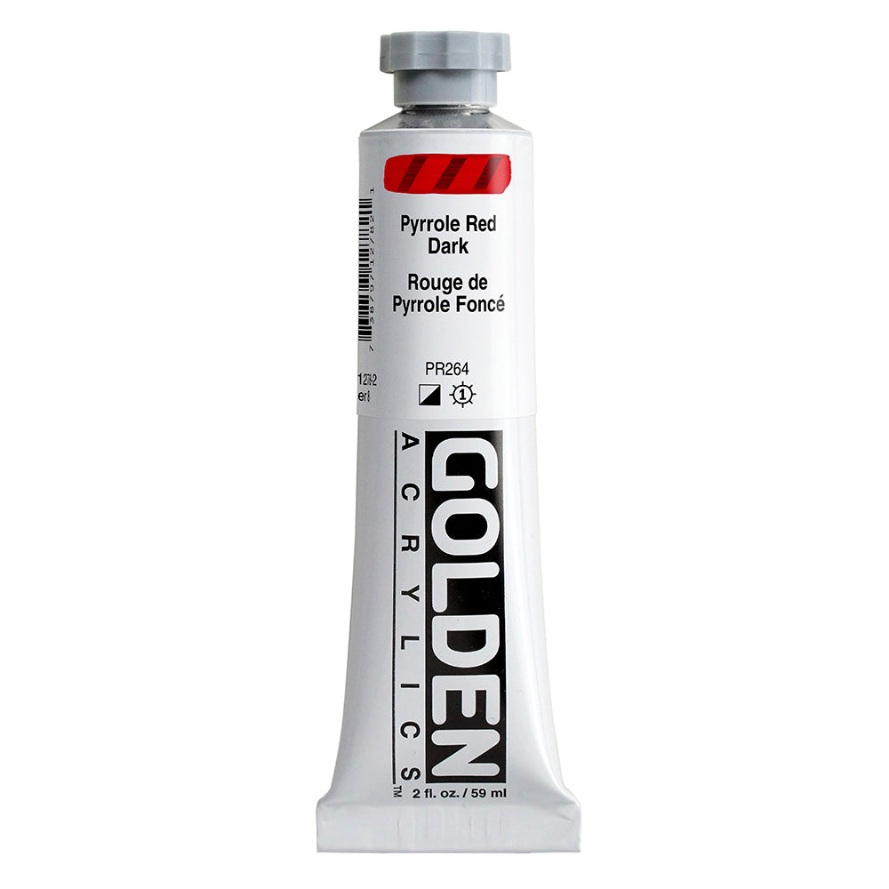 HEAVY BODY ACRYLIC PYROLE RED DARK