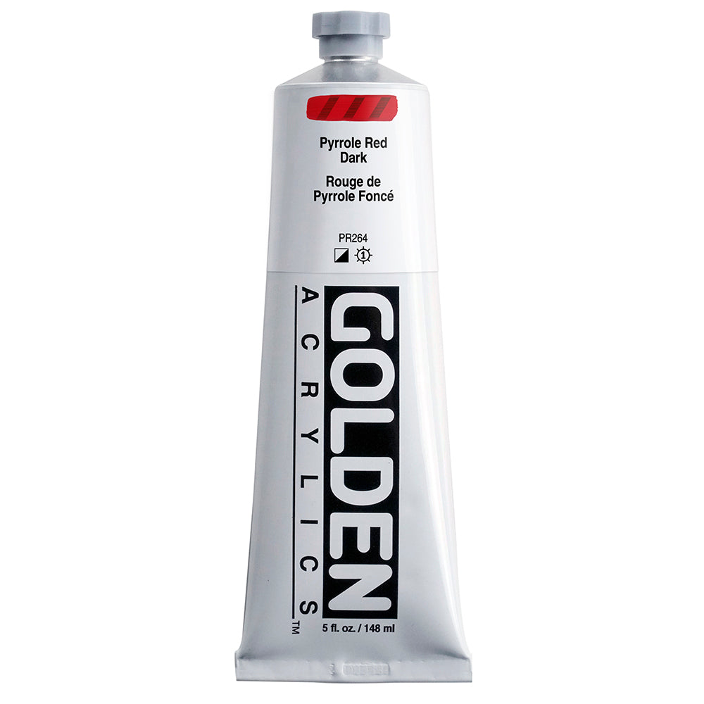 HEAVY BODY ACRYLIC PYROLE RED DARK