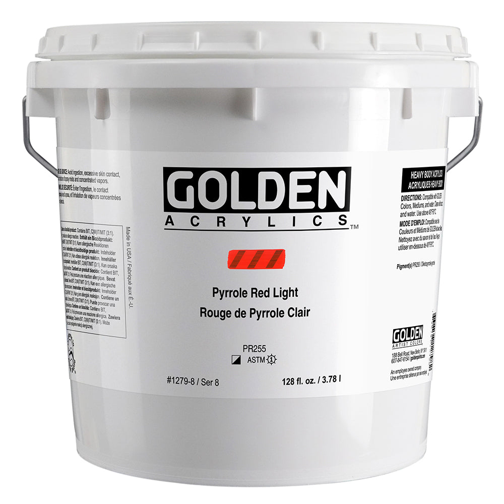 HEAVY BODY ACRYLIC PYRROLE RED LIGHT