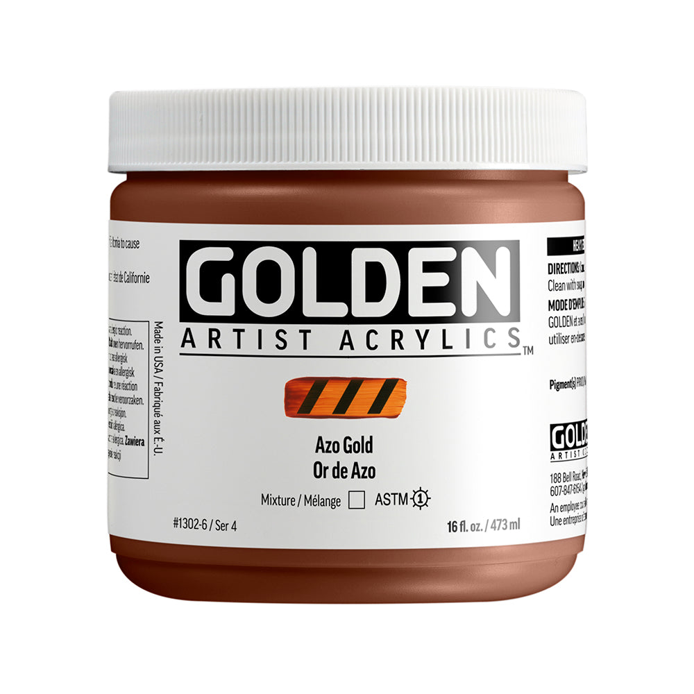 HEAVY BODY ACRYLIC AZO GOLD