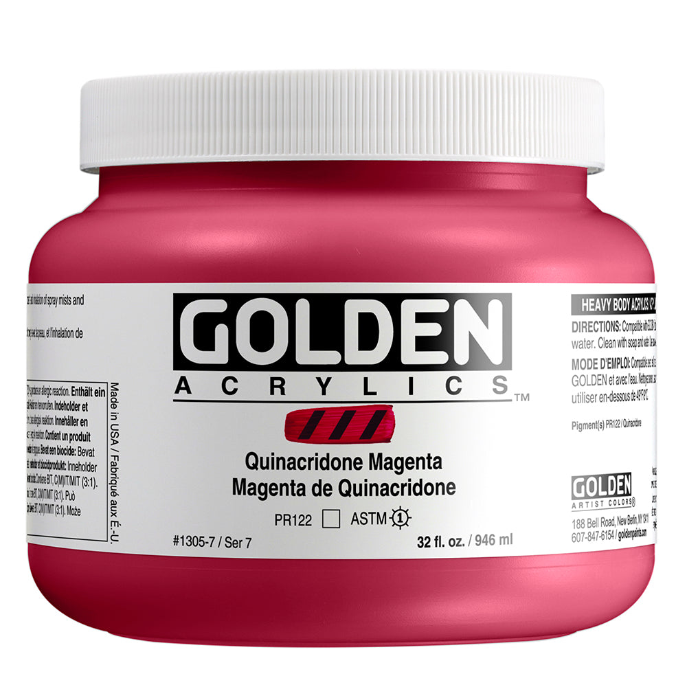 HEAVY BODY ACRYLIC QUINACRIDONE MAGENTA