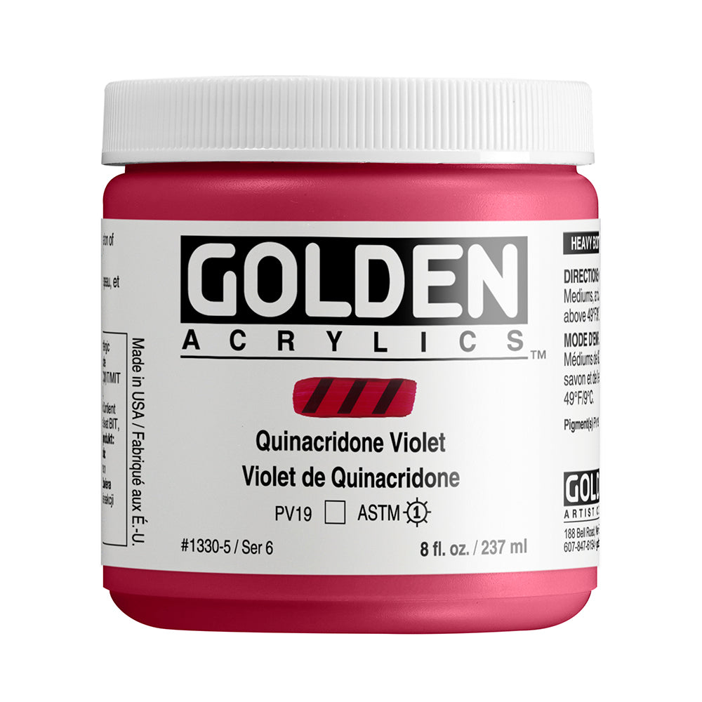 HEAVY BODY ACRYLIC QUINACRIDONE VIOLET