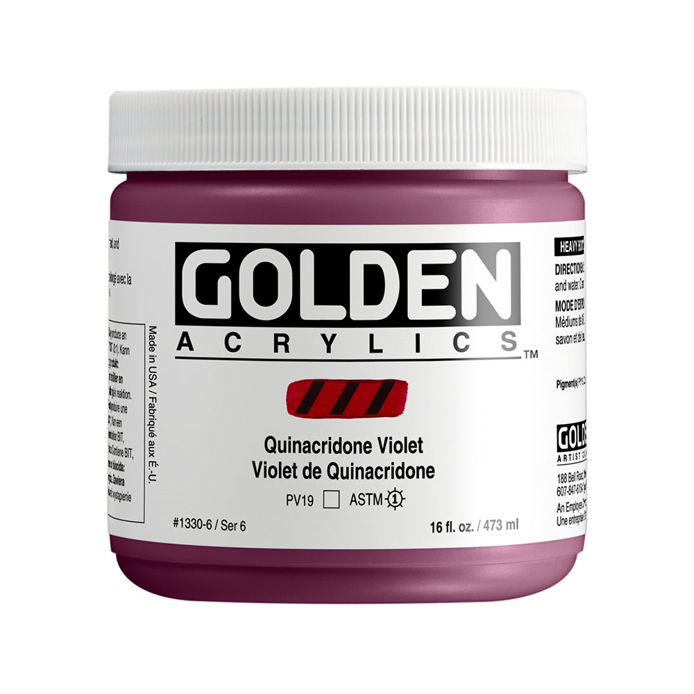 HEAVY BODY ACRYLIC QUINACRIDONE VIOLET
