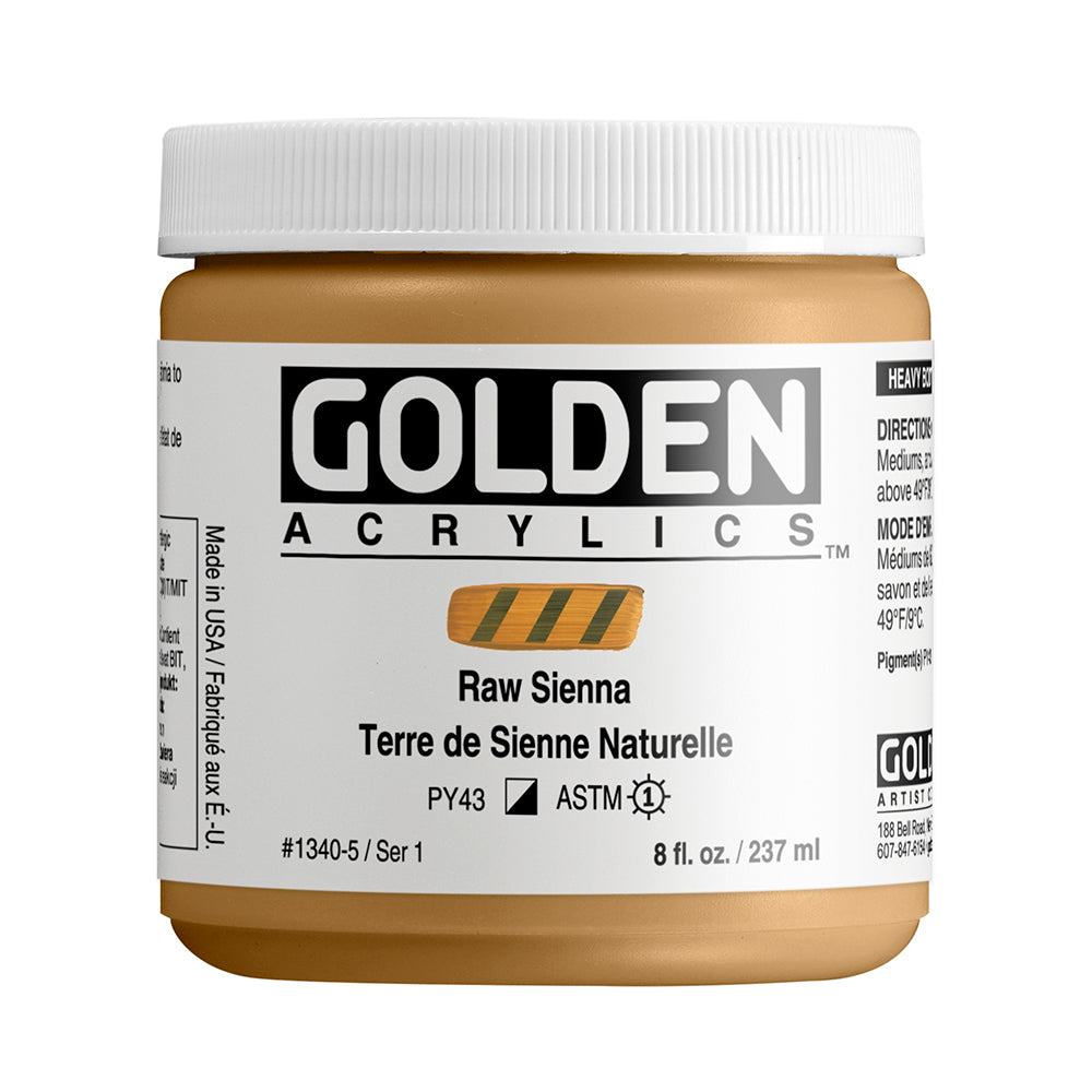 HEAVY BODY ACRYLIC RAW SIENNA