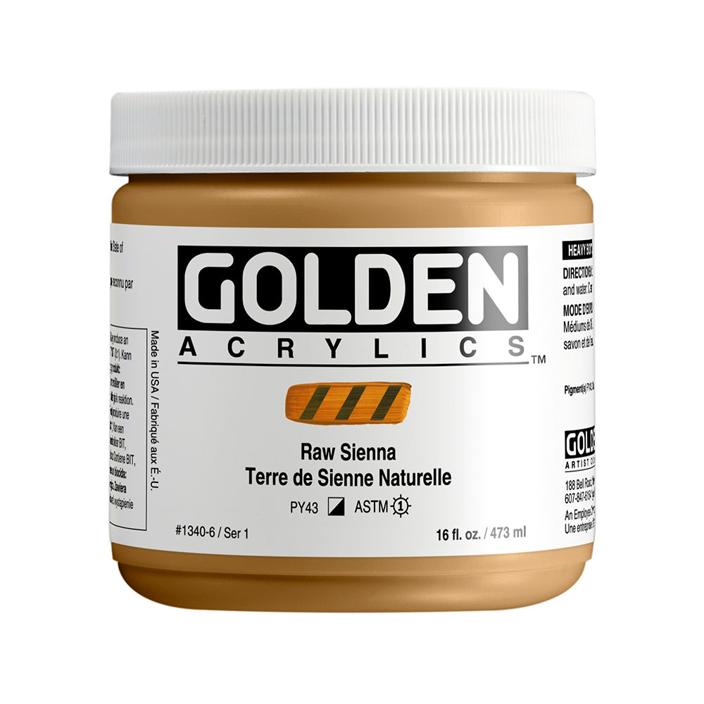 HEAVY BODY ACRYLIC RAW SIENNA