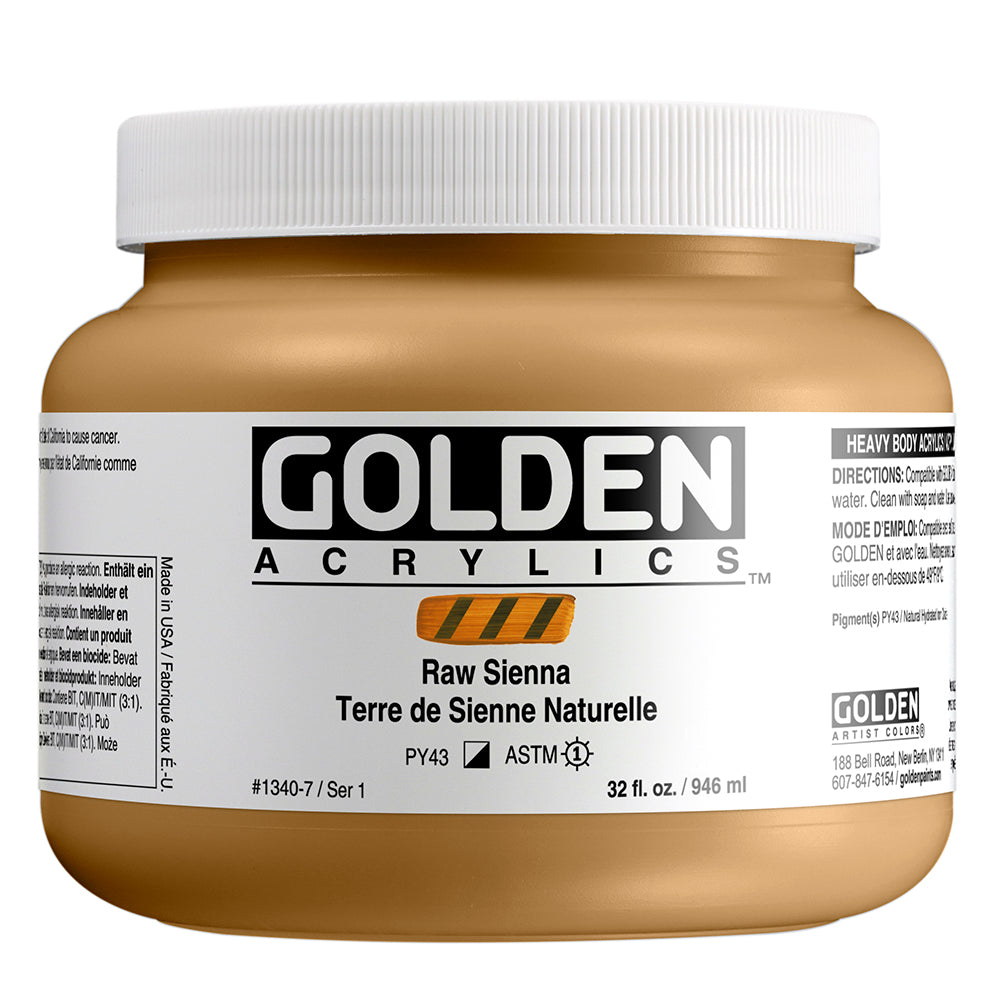 HEAVY BODY ACRYLIC RAW SIENNA