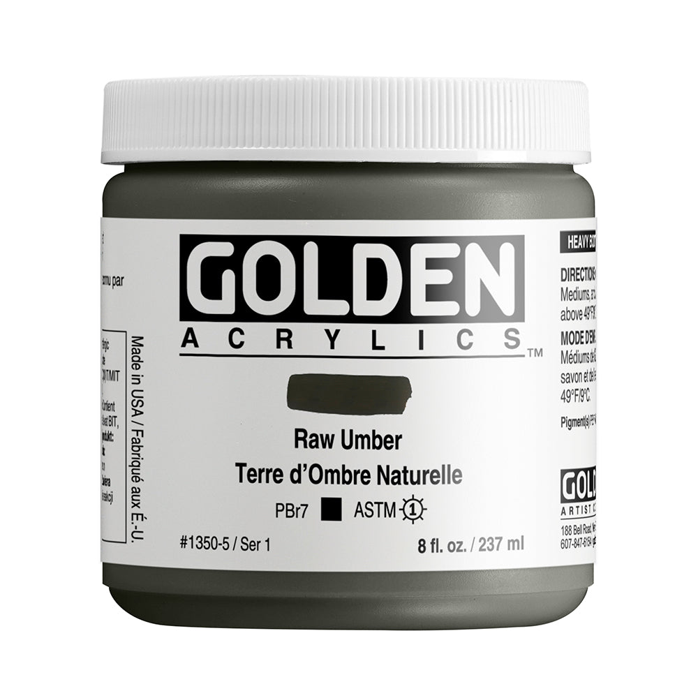 HEAVY BODY ACRYLIC RAW UMBER