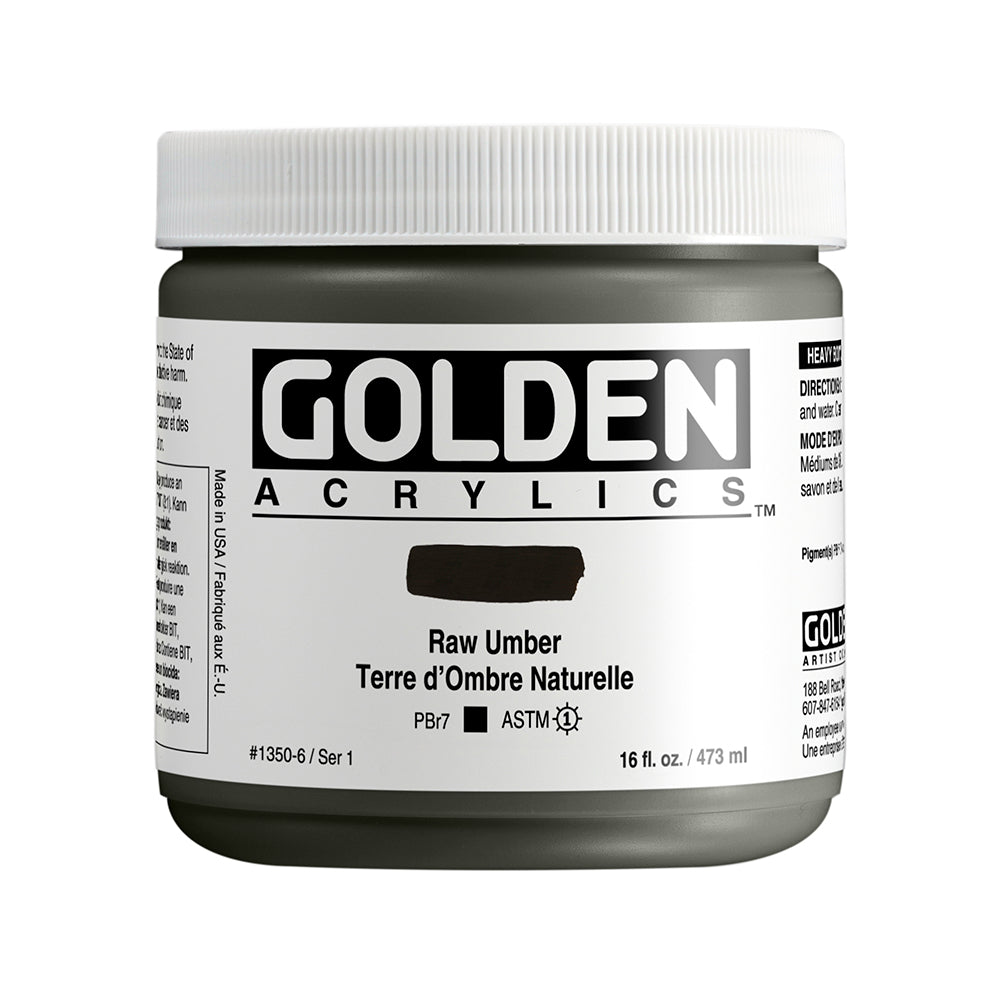 HEAVY BODY ACRYLIC RAW UMBER