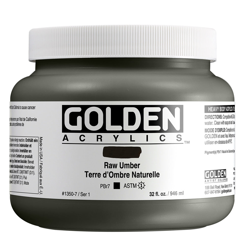 HEAVY BODY ACRYLIC RAW UMBER
