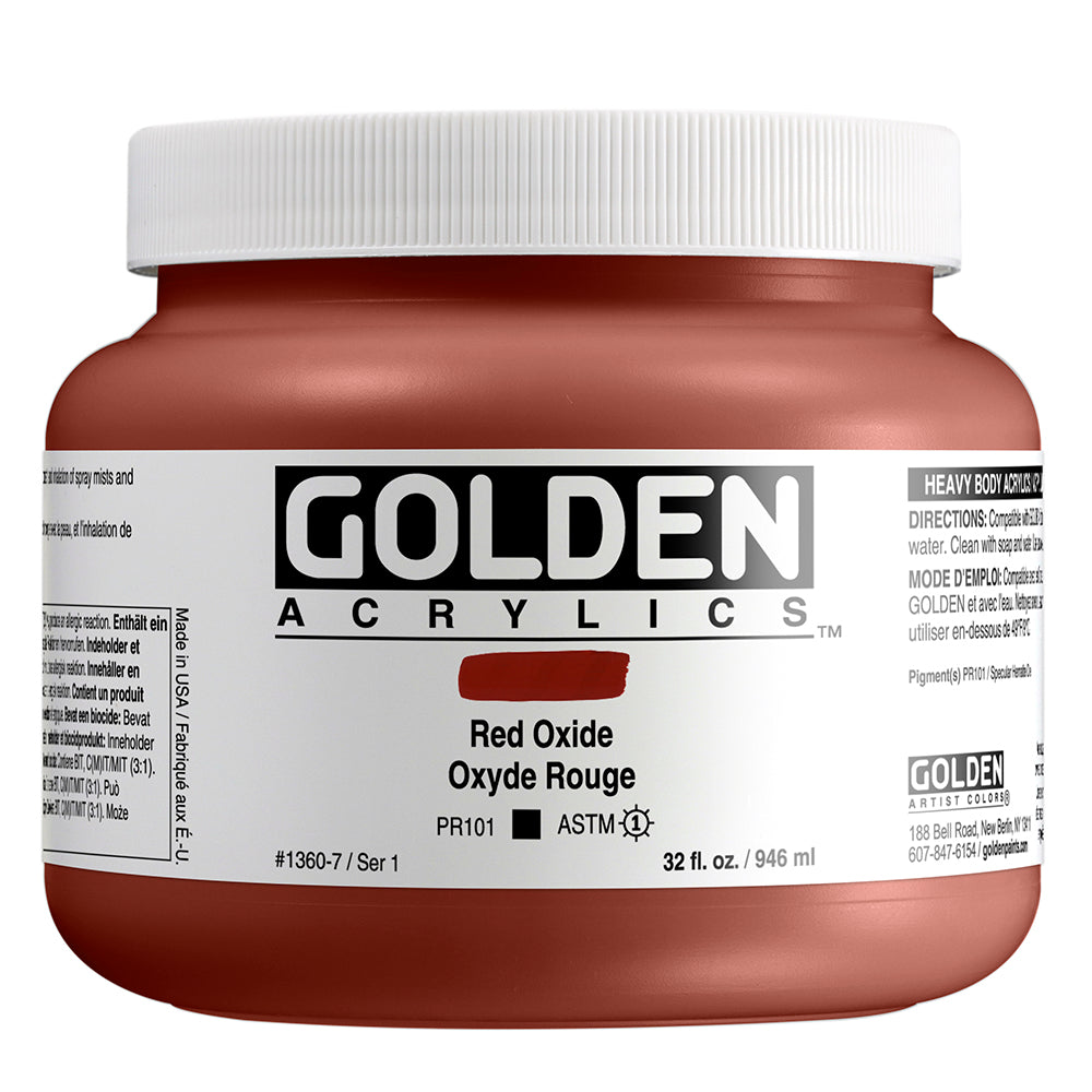 HEAVY BODY ACRYLIC RED OXIDE