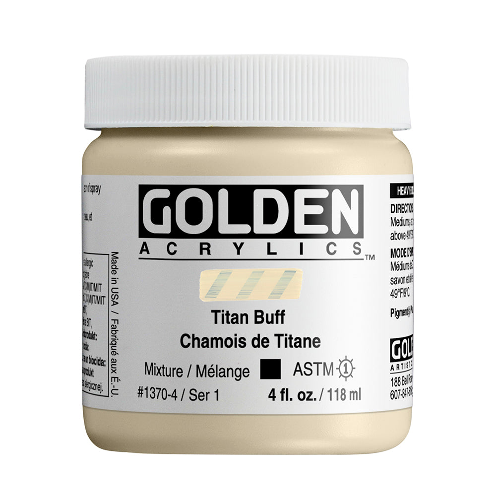 HEAVY BODY ACRYLIC TITANANIUM BUFF