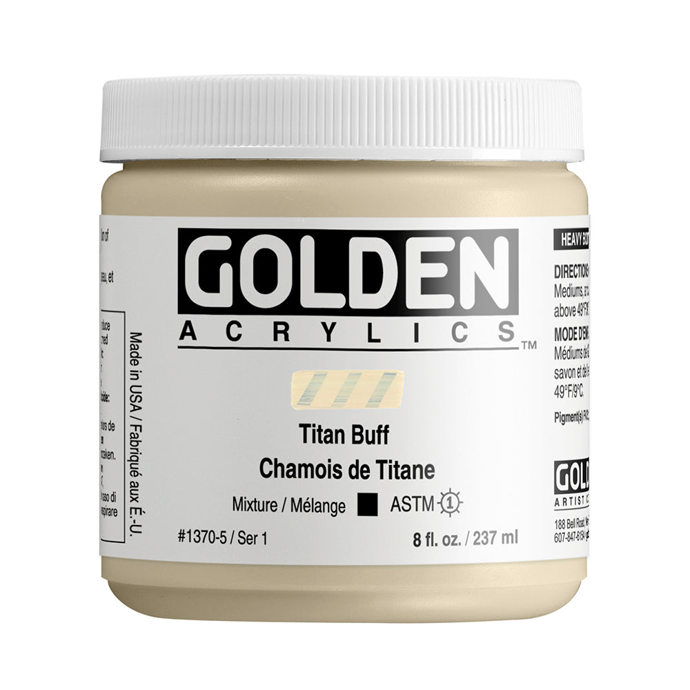 HEAVY BODY ACRYLIC TITANANIUM BUFF