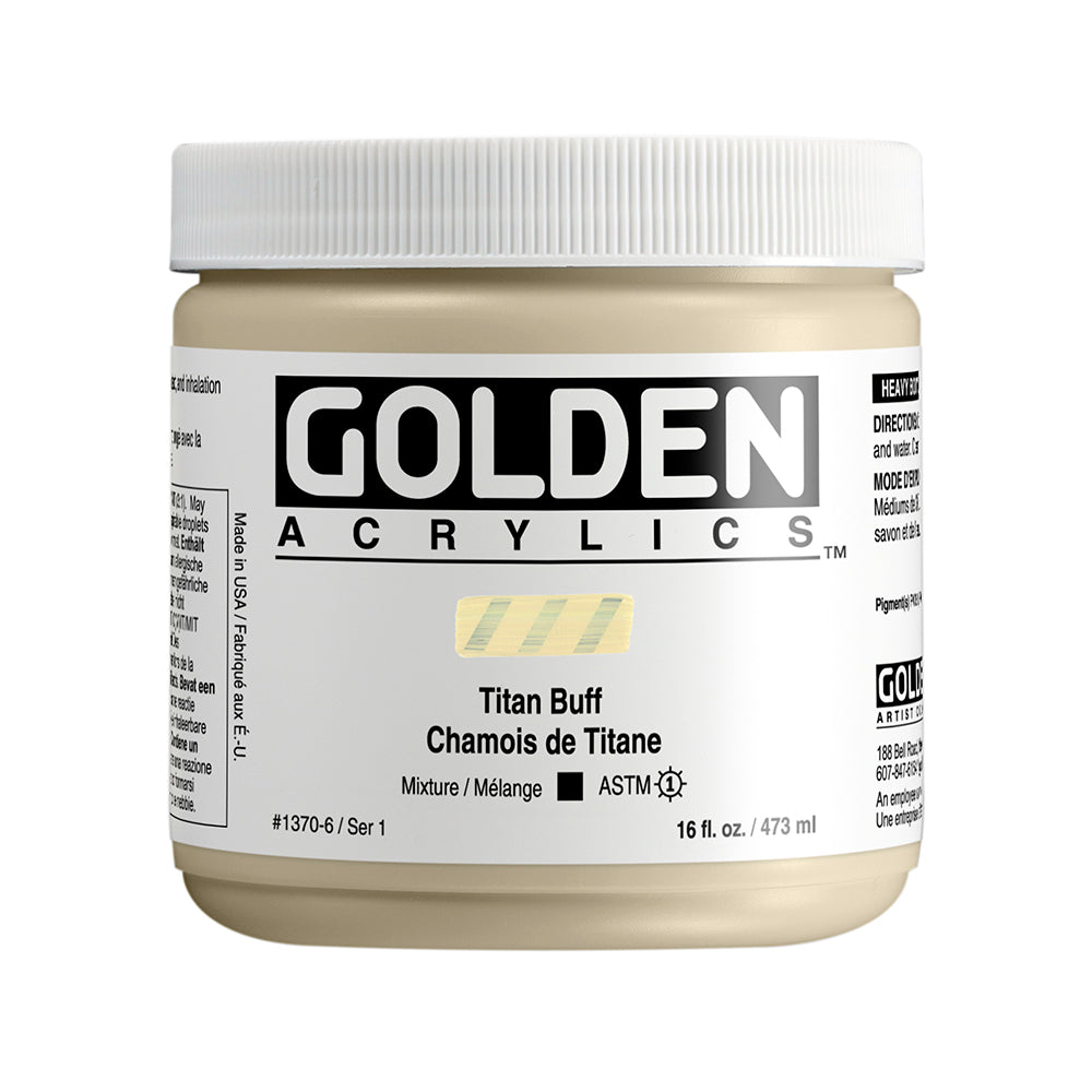 HEAVY BODY ACRYLIC TITANANIUM BUFF
