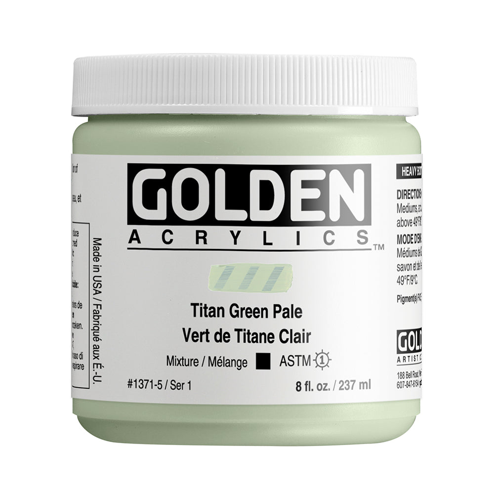 HEAVY BODY ACRYLIC TITAN GREEN PALE