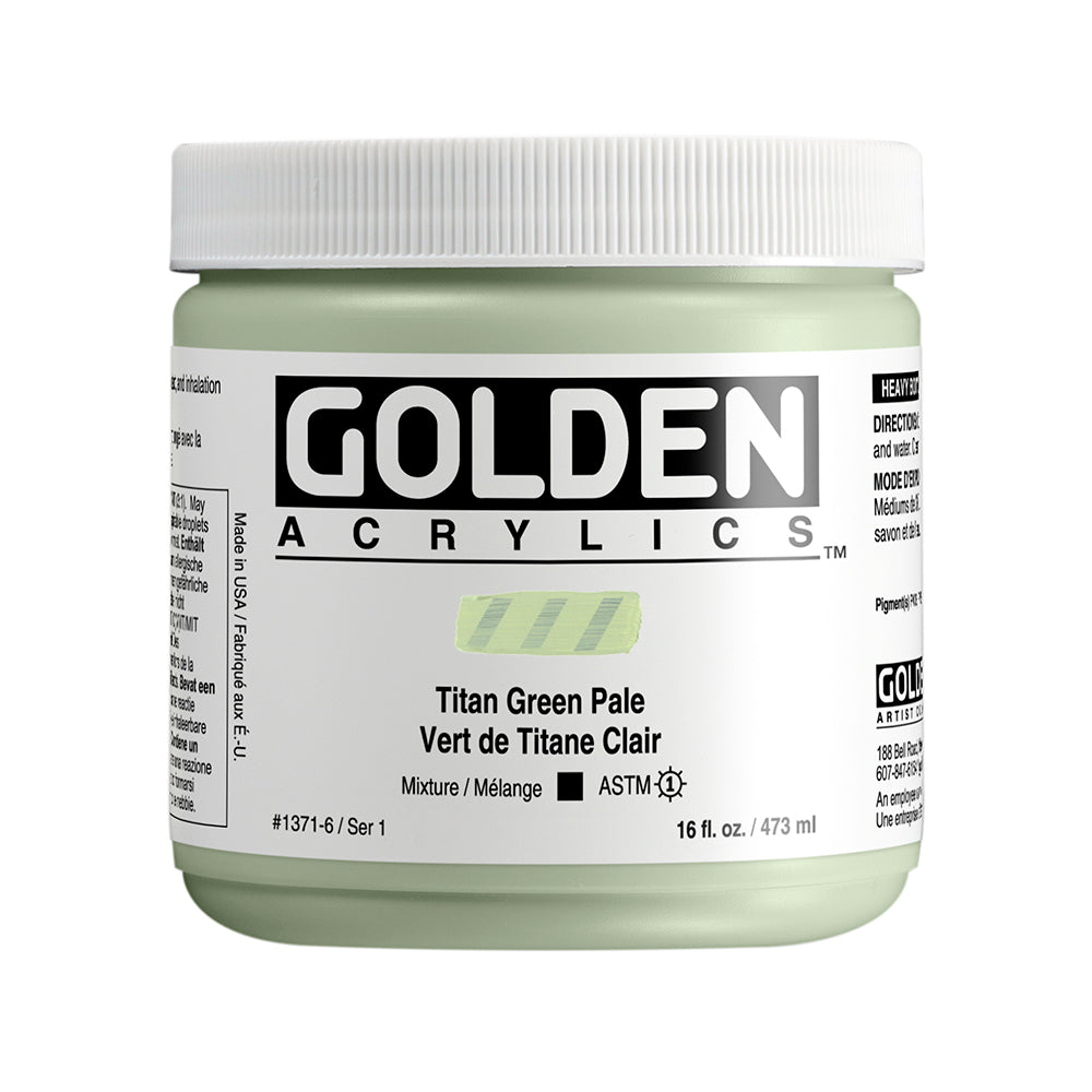 HEAVY BODY ACRYLIC TITAN GREEN PALE