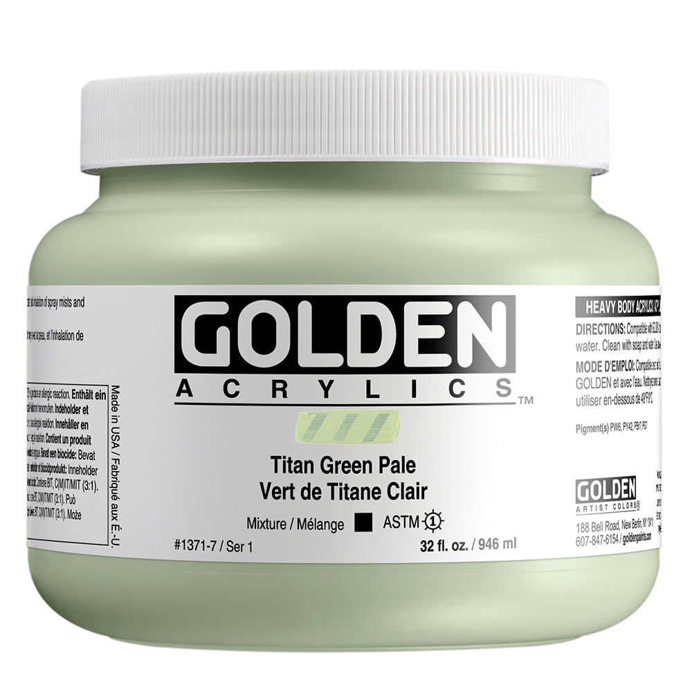 HEAVY BODY ACRYLIC TITAN GREEN PALE