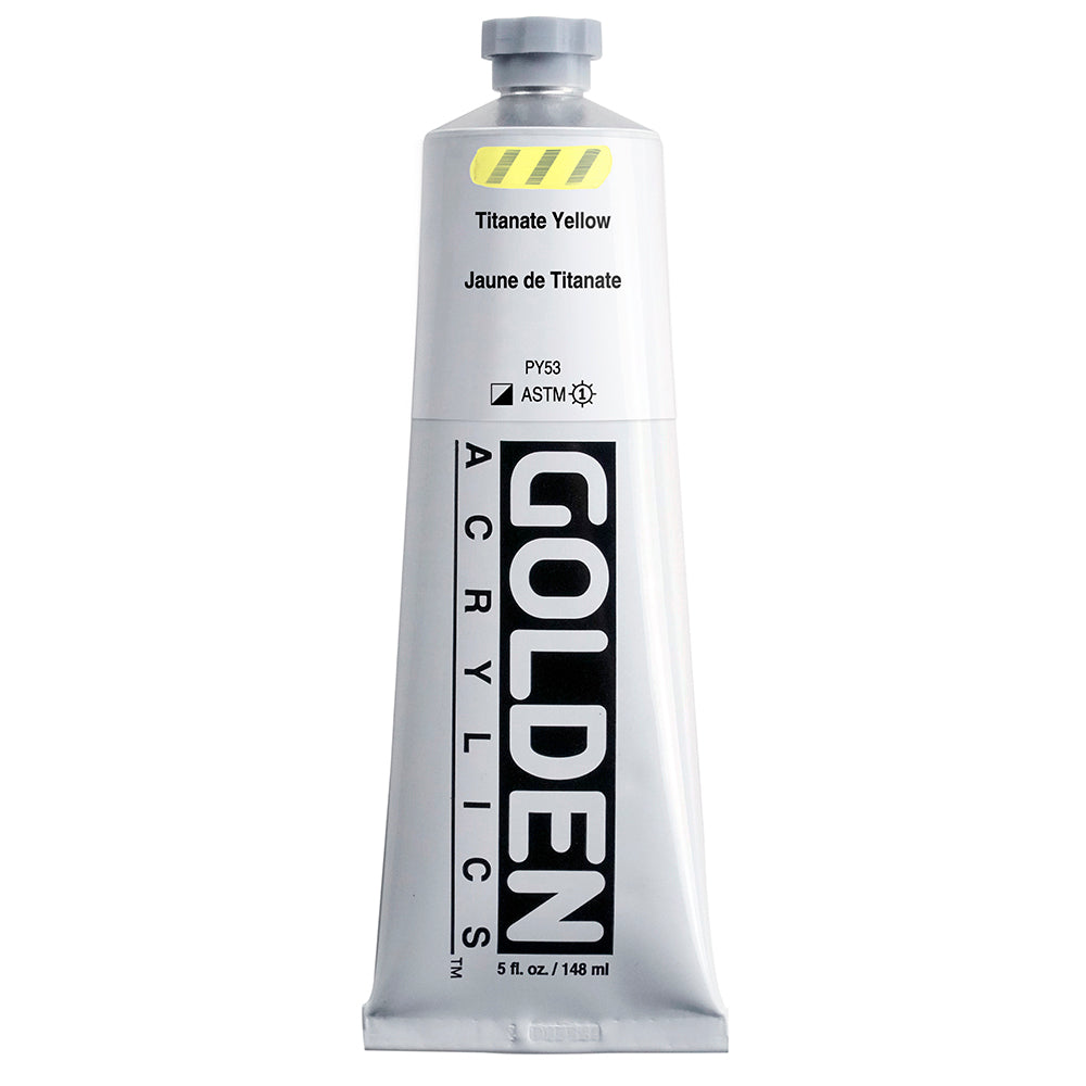 HEAVY BODY ACRYLIC TITANATE YELLOW