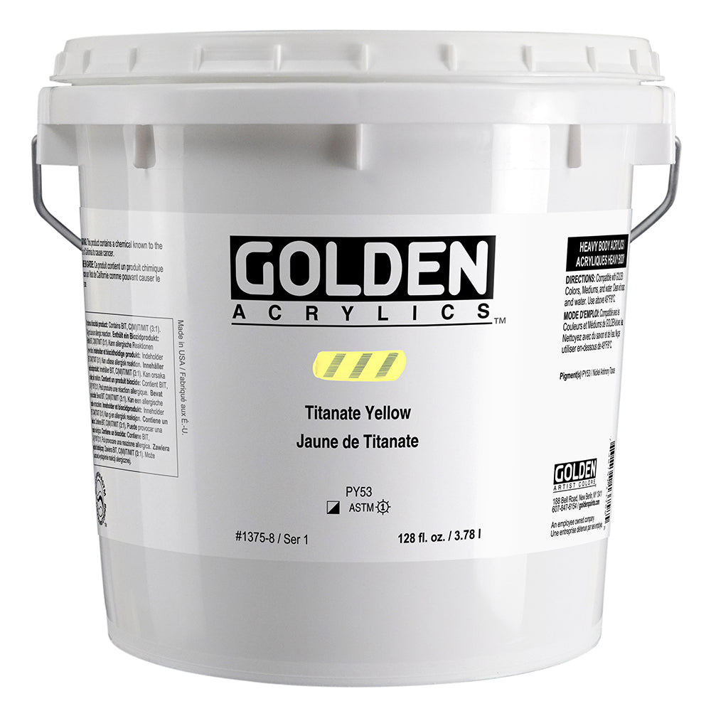 HEAVY BODY ACRYLIC TITANATE YELLOW