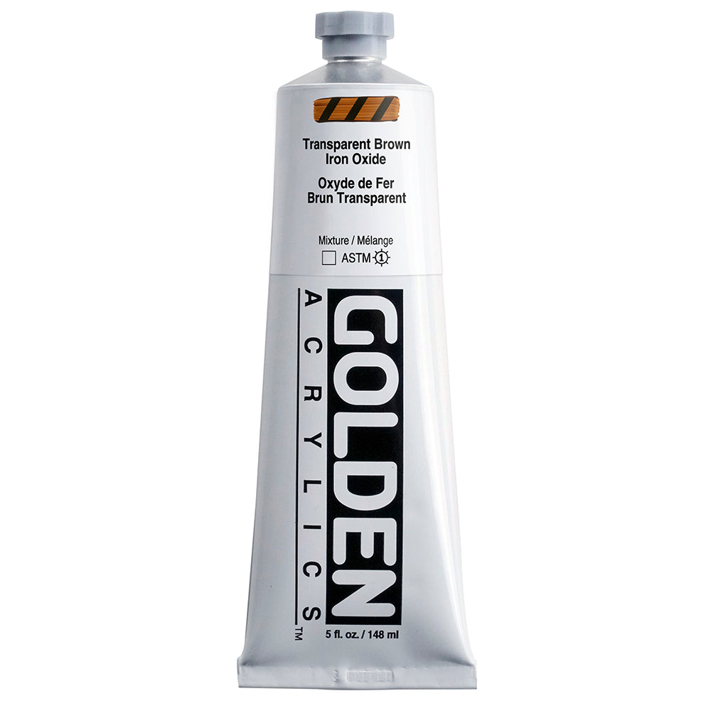 HEAVY BODY ACRYLIC TRANSPARENT BROWN IRON OXIDE