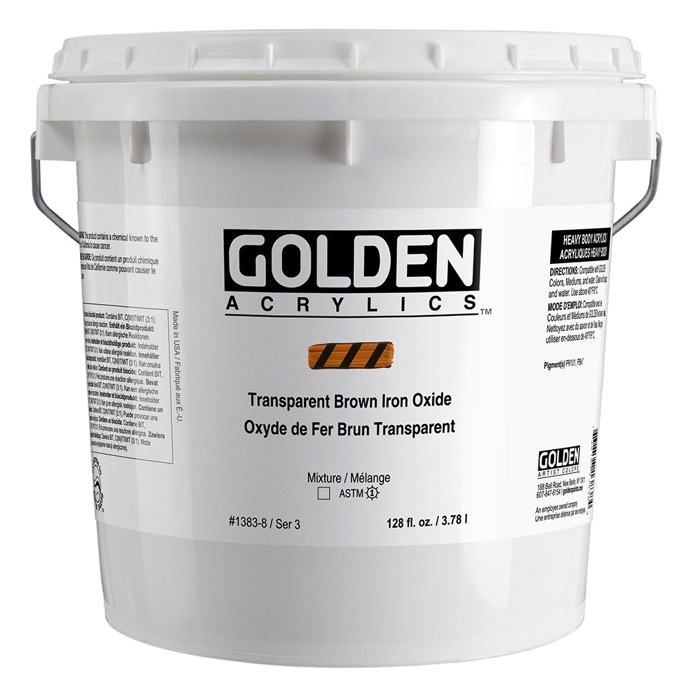 HEAVY BODY ACRYLIC TRANSPARENT BROWN IRON OXIDE