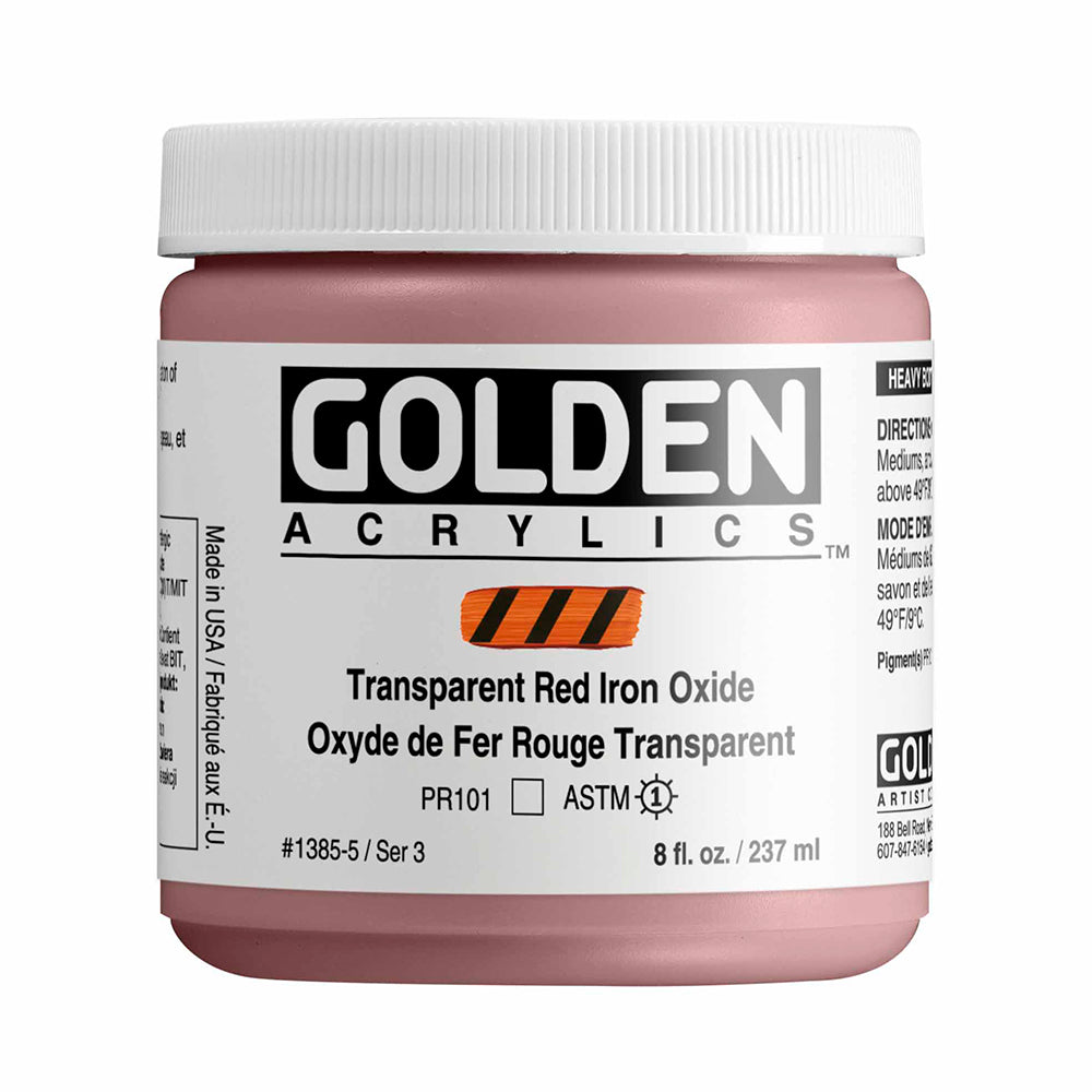 HEAVY BODY ACRYLIC TRANSPARENT RED IRON OXIDE