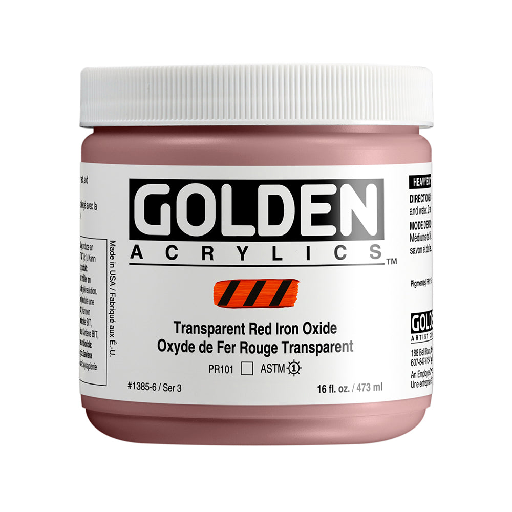 HEAVY BODY ACRYLIC TRANSPARENT RED IRON OXIDE