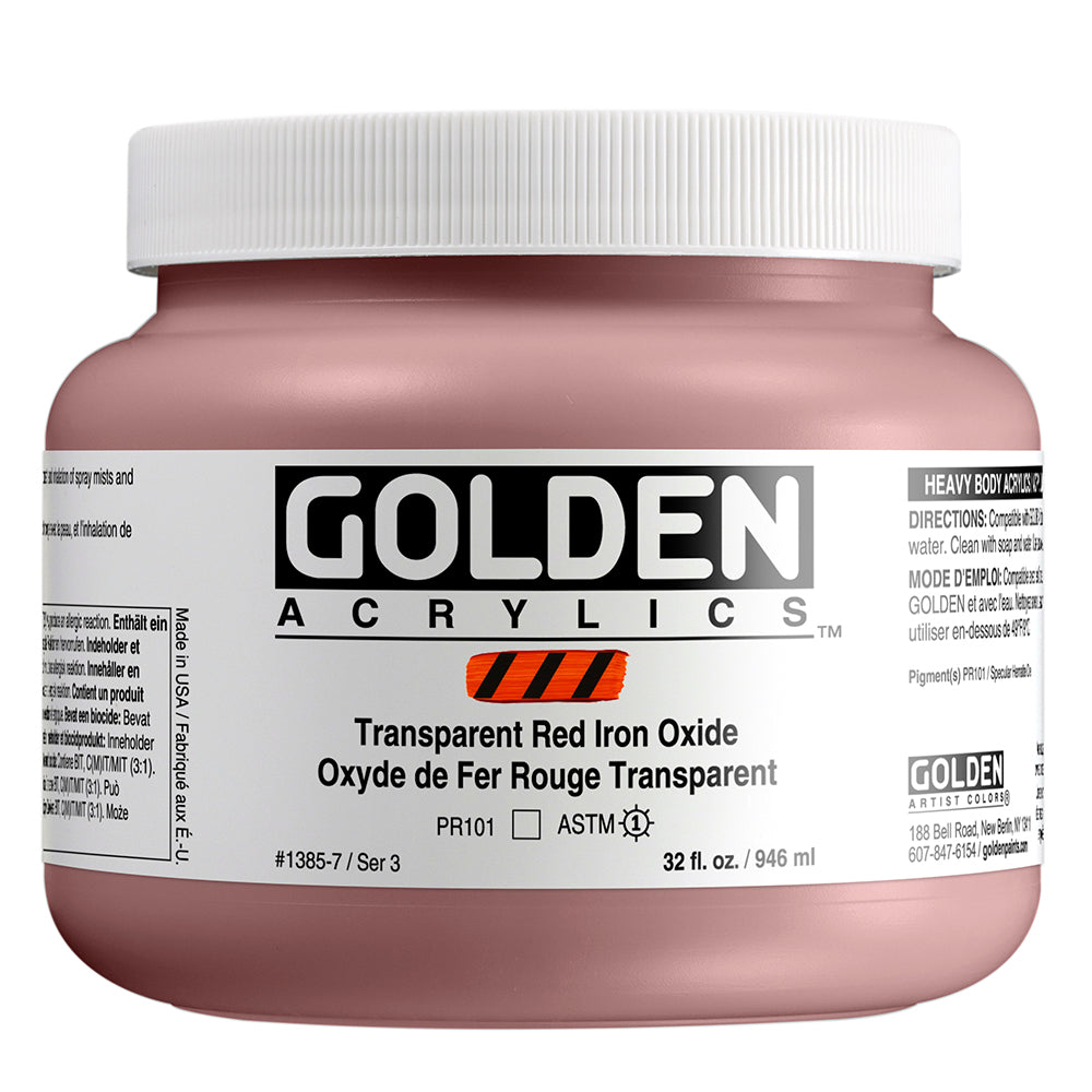 HEAVY BODY ACRYLIC TRANSPARENT RED IRON OXIDE