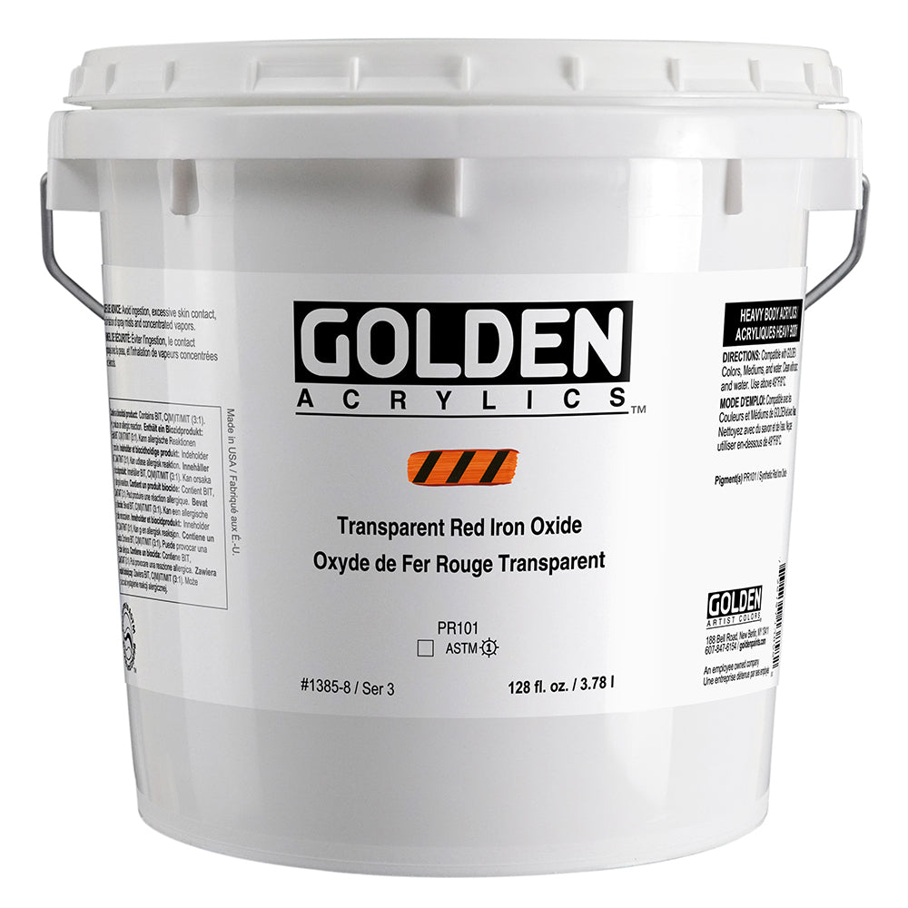 HEAVY BODY ACRYLIC TRANSPARENT RED IRON OXIDE