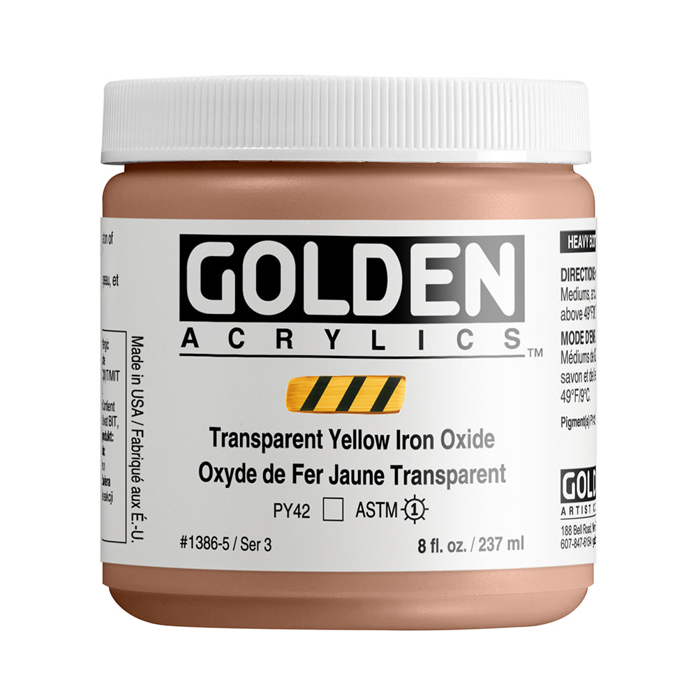 HEAVY BODY ACRYLIC TRANSPARENT YELLOW IRON OXIDE