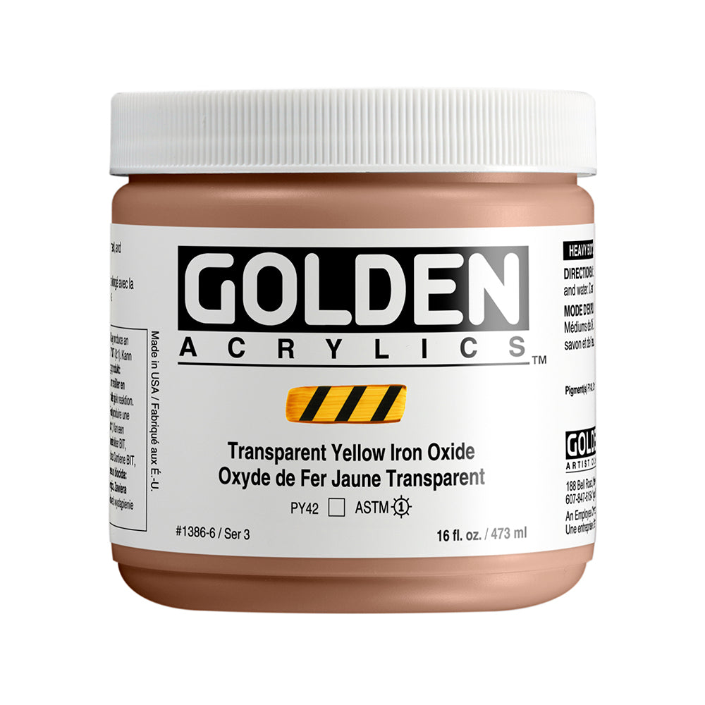 HEAVY BODY ACRYLIC TRANSPARENT YELLOW IRON OXIDE