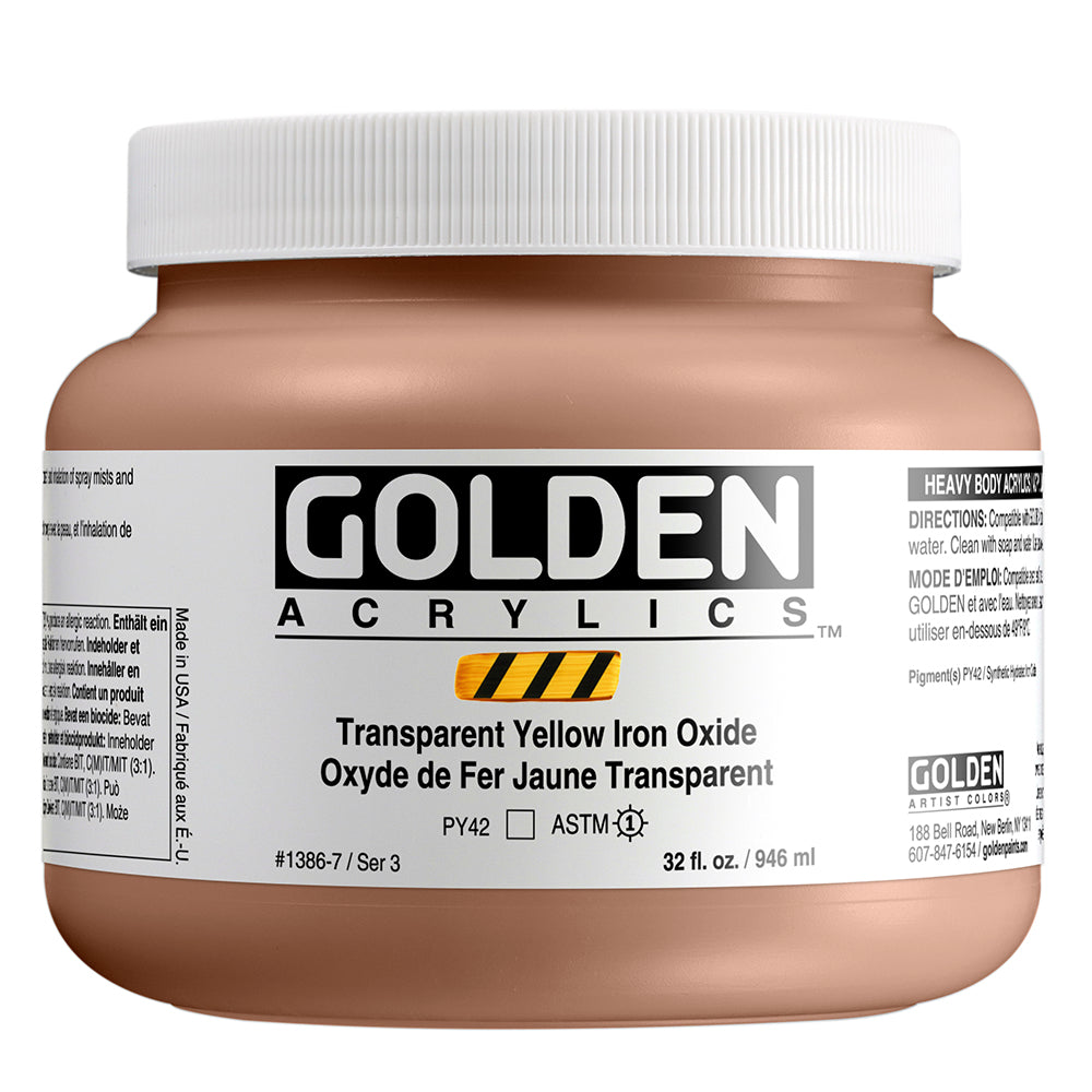 HEAVY BODY ACRYLIC TRANSPARENT YELLOW IRON OXIDE