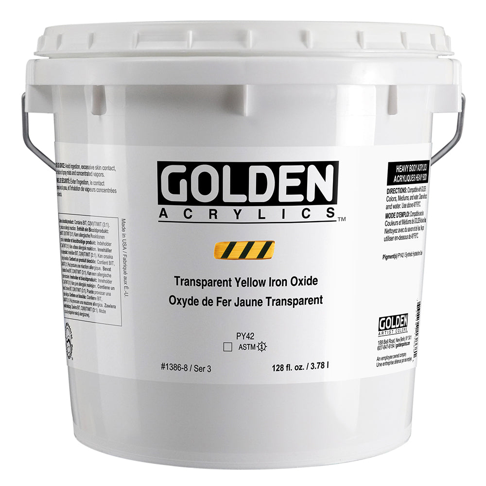 HEAVY BODY ACRYLIC TRANSPARENT YELLOW IRON OXIDE