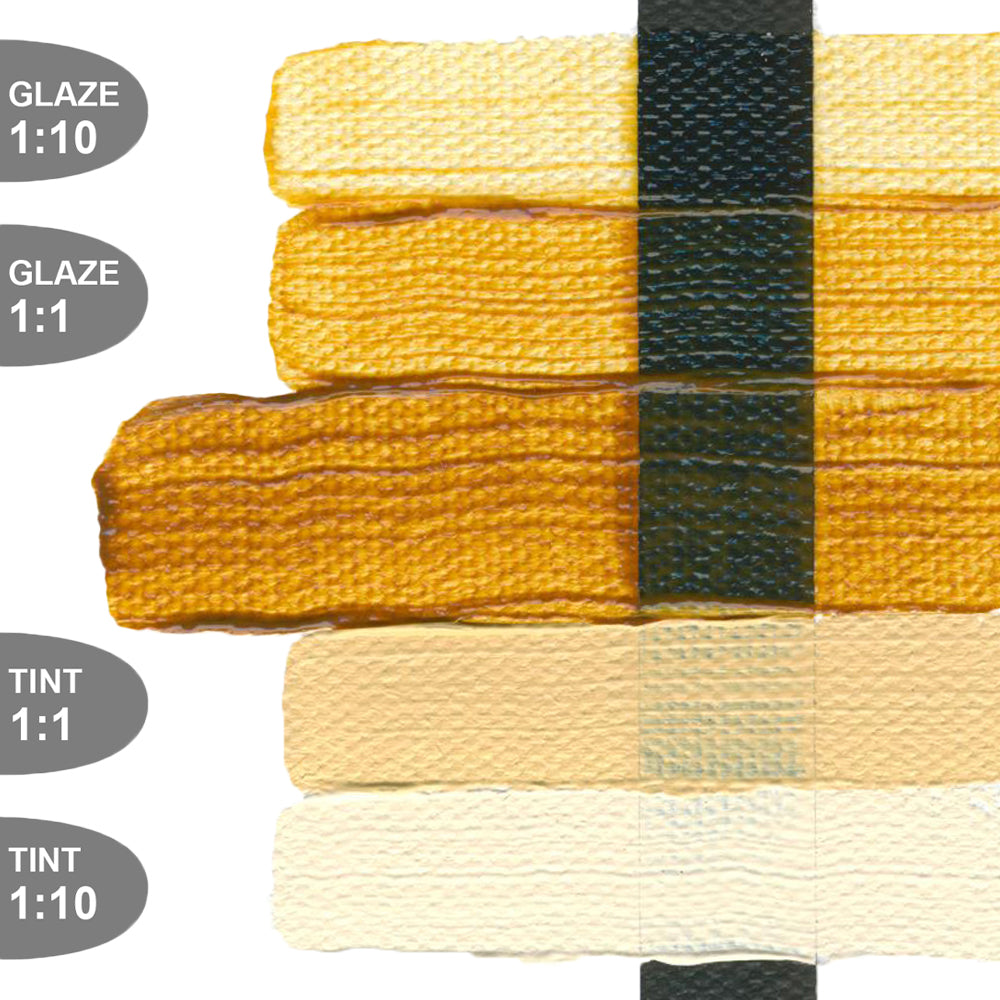 HEAVY BODY ACRYLIC TRANSPARENT YELLOW IRON OXIDE