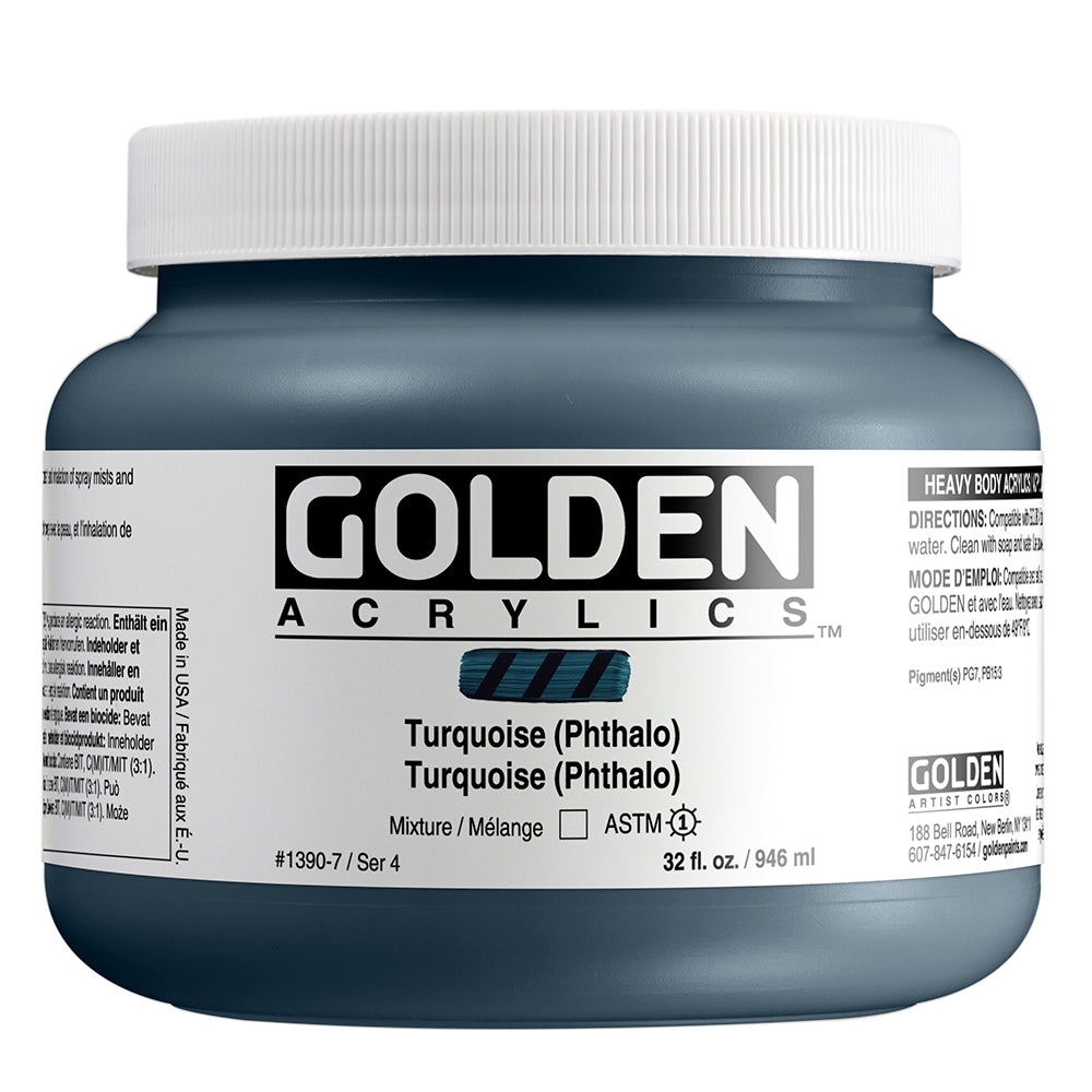 HEAVY BODY ACRYLIC TURQUOISE PHTHALO