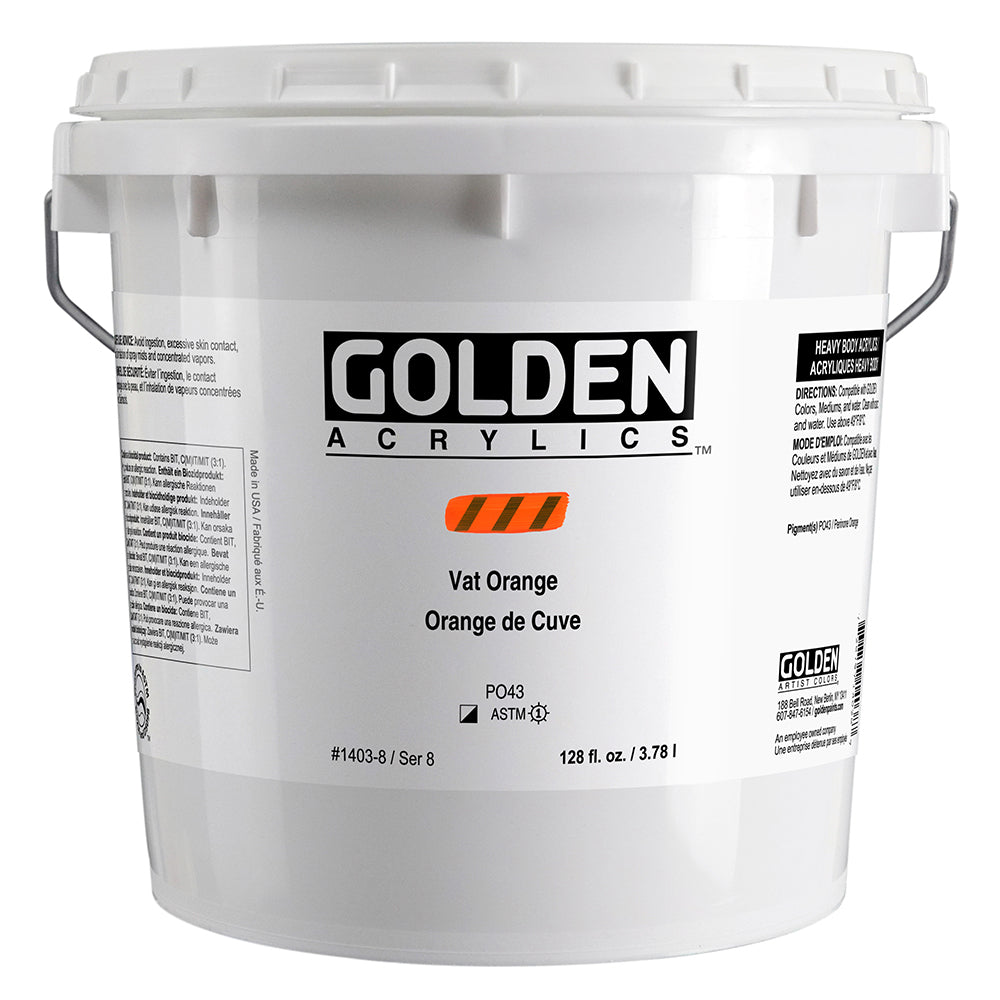 HEAVY BODY ACRYLIC VAT ORANGE