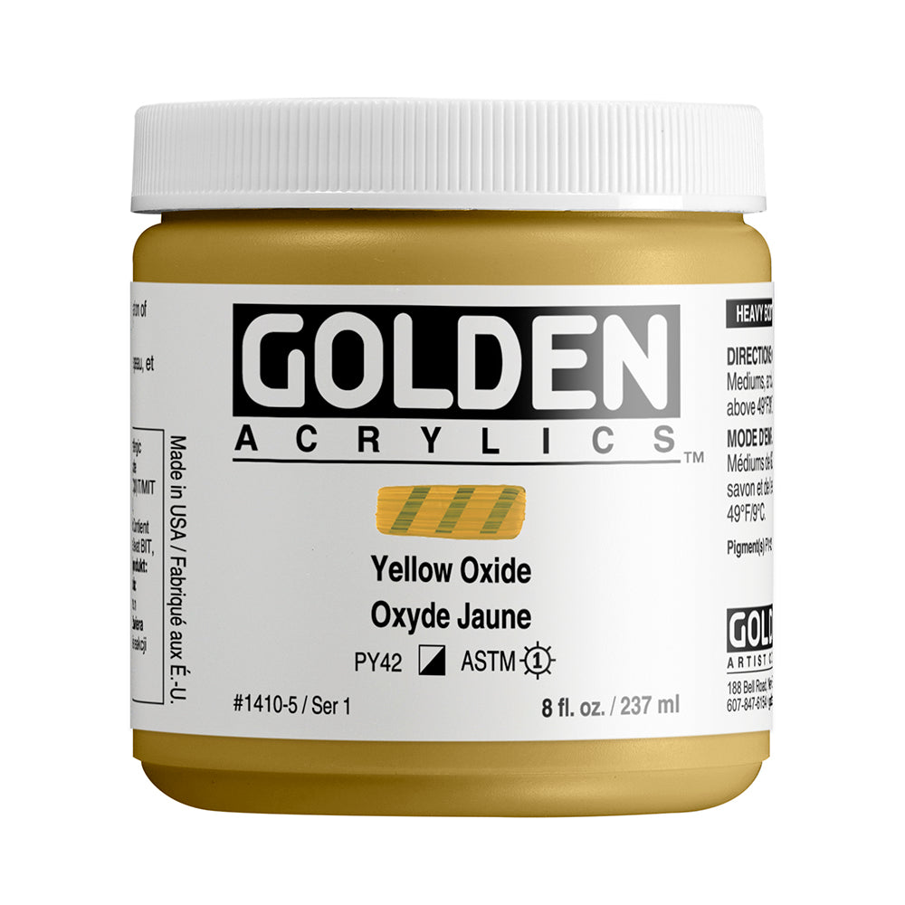 HEAVY BODY ACRYLIC YELLOW OXIDE