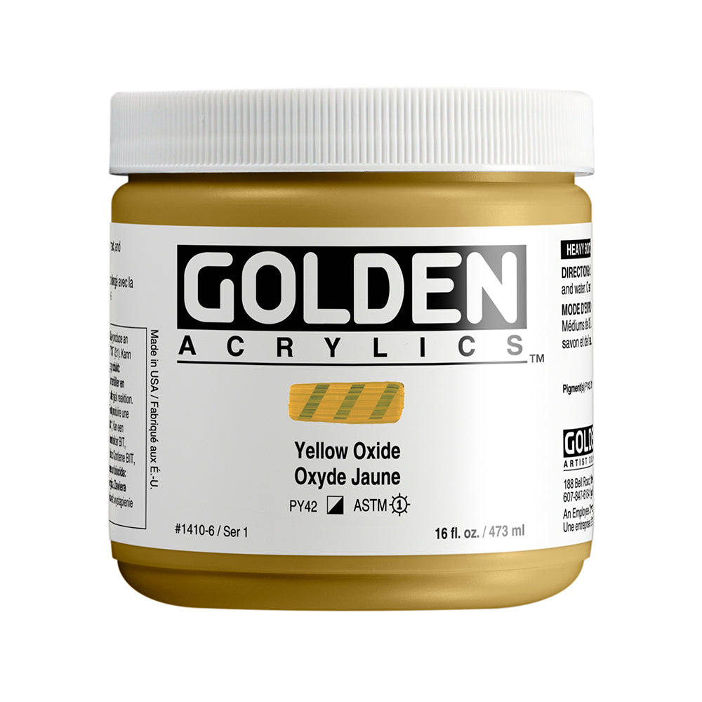 HEAVY BODY ACRYLIC YELLOW OXIDE