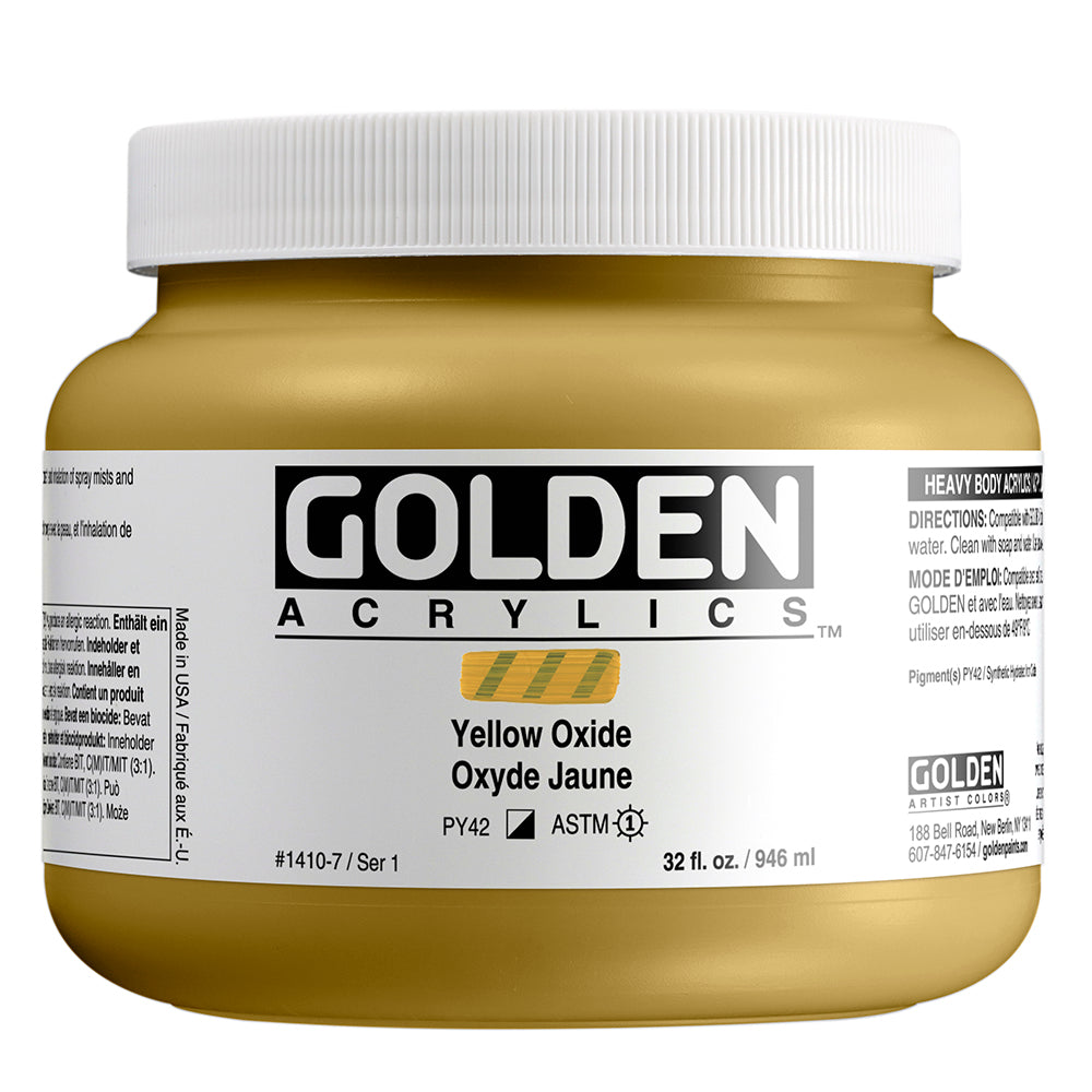 HEAVY BODY ACRYLIC YELLOW OXIDE