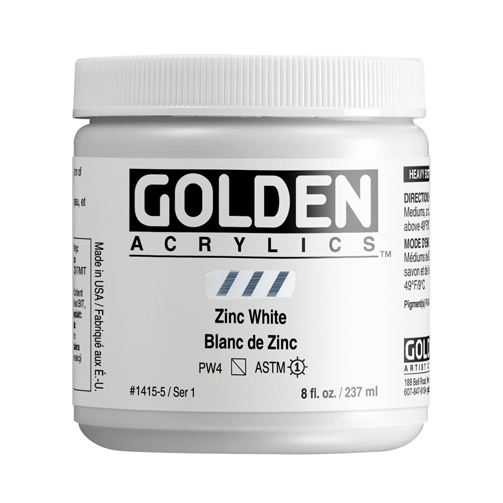 HEAVY BODY ACRYLIC ZINC WHITE
