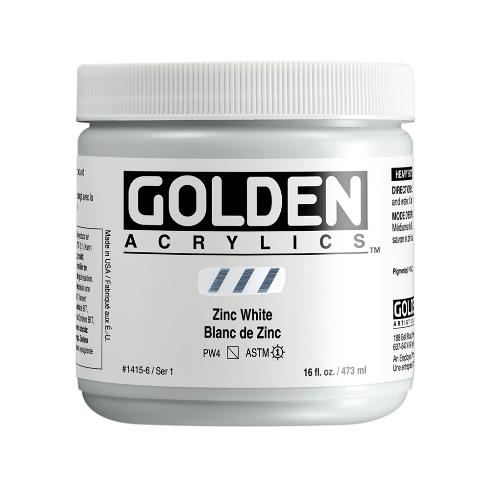 HEAVY BODY ACRYLIC ZINC WHITE