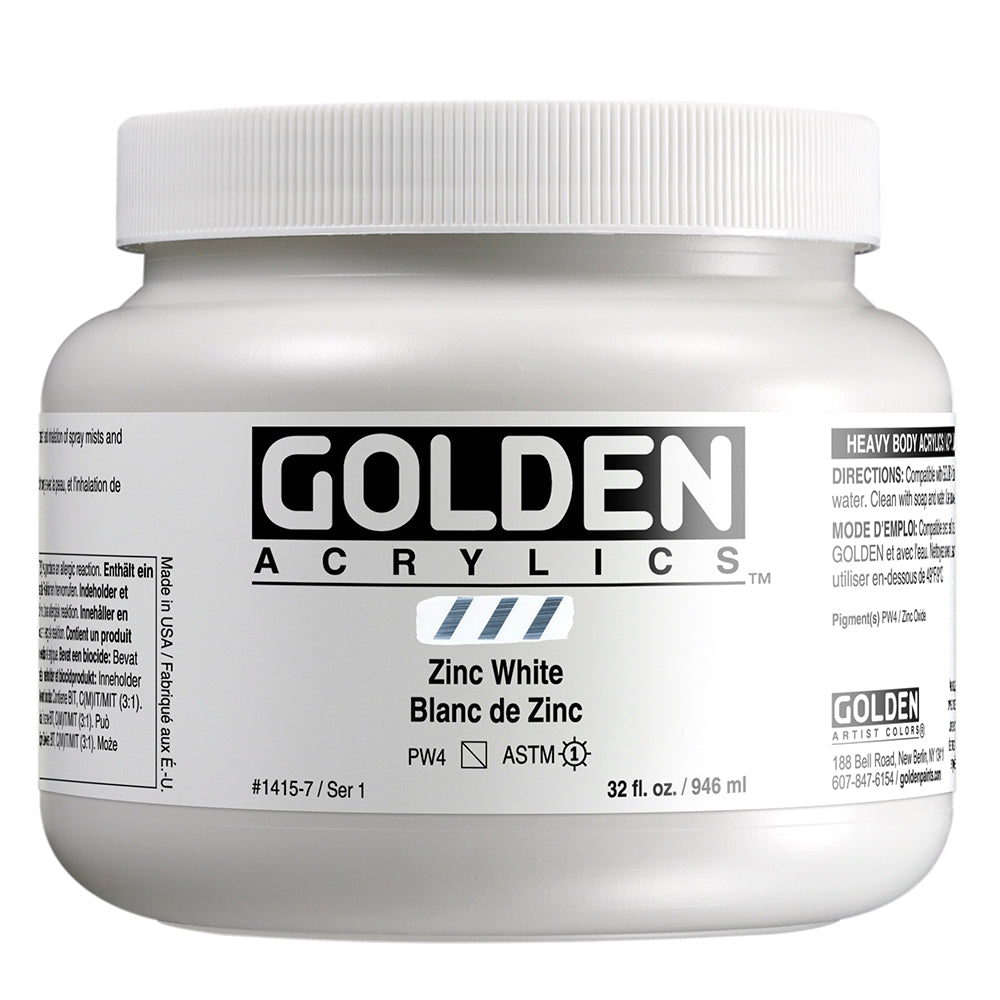 HEAVY BODY ACRYLIC ZINC WHITE