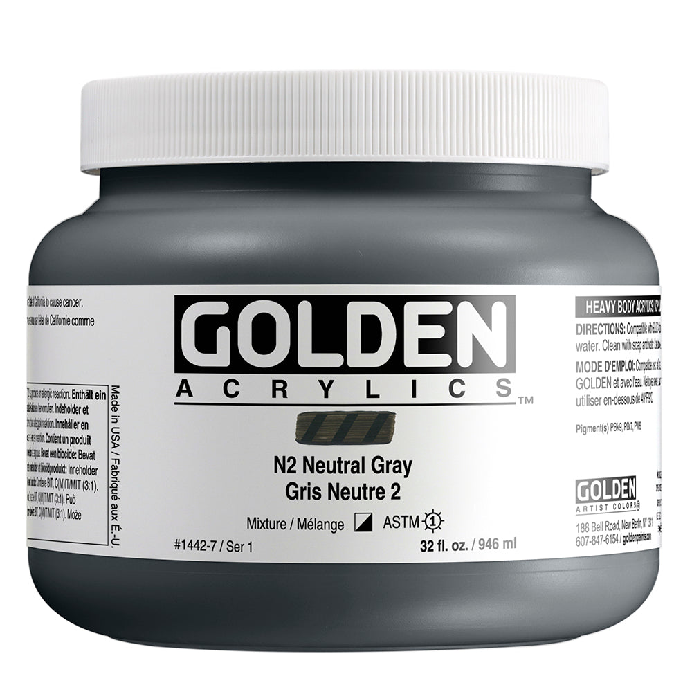 HEAVY BODY ACRYLIC NEUTRAL GRAY N2