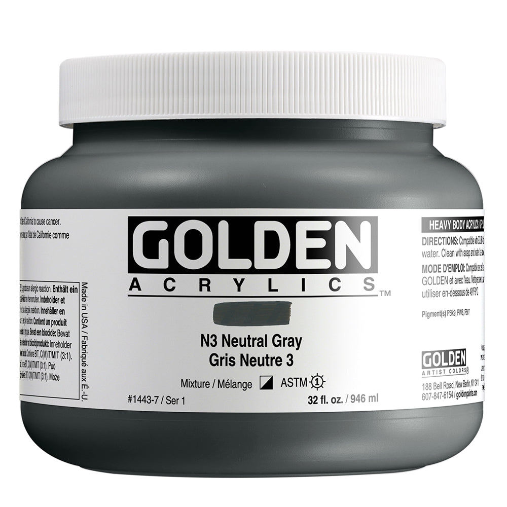 HEAVY BODY ACRYLIC NEUTRAL GRAY N3