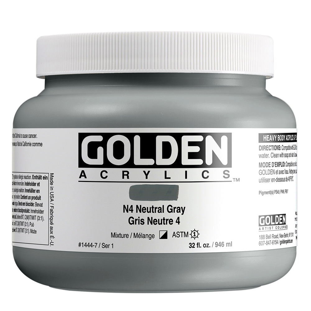 HEAVY BODY ACRYLIC NEUTRAL GRAY N4