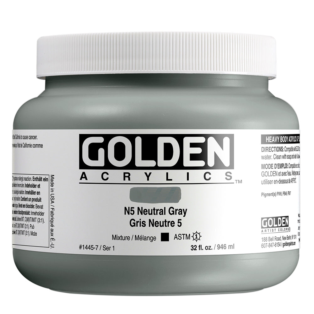 HEAVY BODY ACRYLIC NEUTRAL GRAY N5