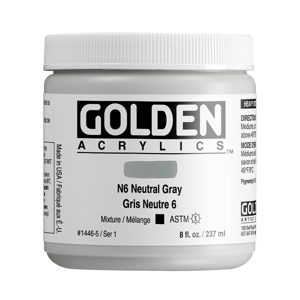 HEAVY BODY ACRYLIC NEUTRAL GRAY N6